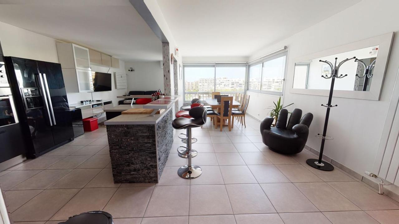 Duplex grand standing vue mer et port Mauguio Extérieur photo